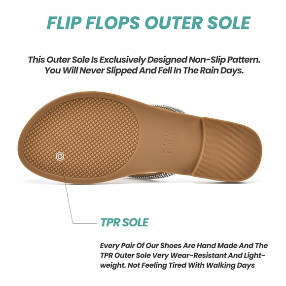 Pink Rhinestone Sandals - Picture 7 of 8